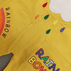 ست تیشرت و بیلر رنگین کمان NH576