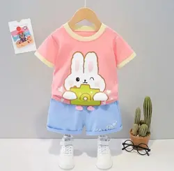 ست تیشرت و شلوارک NH605 | نی نی هانی