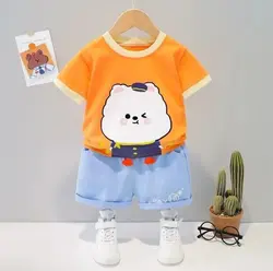 ست تیشرت و شلوارک NH605 | نی نی هانی