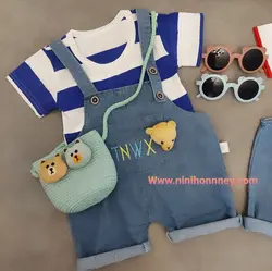 ست تیشرت و بیلر تدی NH704 | نی نی هانی