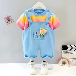 ست تیشرت و بیلر تدی NH715 | نی نی هانی