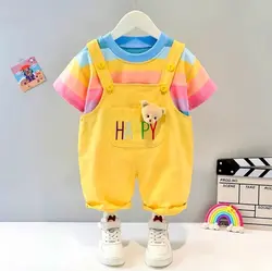 ست تیشرت و بیلر تدی NH715 | نی نی هانی