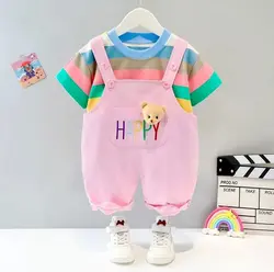 ست تیشرت و بیلر تدی NH715 | نی نی هانی