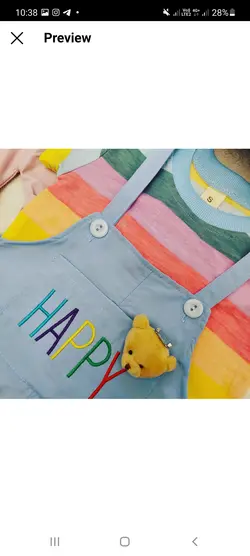 ست تیشرت و بیلر تدی NH715 | نی نی هانی