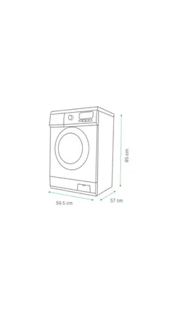 ماشین لباسشویی اسنوا سری Harmony Slim مدل SWM-71121