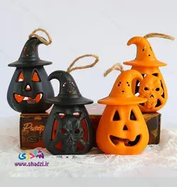 چراغ کدو کوچک هالووین