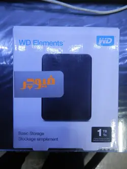 هارد اکسترنال وسترن دیجیتال مدل Elements ظرفیت 1 ترابایت