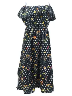 پیراهن ساحلی یقه کش