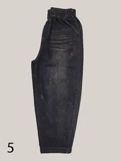 شلوار لی تکه دوزی مام فیت برند MAXX