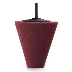پد پولیش اسفنجی مخروطی زبر شاین میت مخصوص دریل الکتریکی ShineMate Polishing Cone For Electric Drill T80