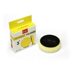 پد پولیش دوال اکشن متوسط مکس شاین سایز7.5 مدل Maxshine flat foam pad Yellow 