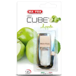 خوشبو کننده آویز مفرا با رایحه سیب سبز مدل DEO Cube Apple