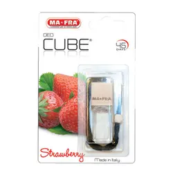 خوشبو کننده آویز مفرا با رایحه توت فرنگی مدل DEO Cube Strawberry