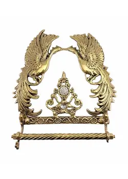 جا حوله ای برنزی طرح طاووس - نوین برنز