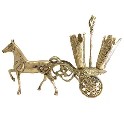 جا قاشقی طرح کالسکه برنزی - نوین برنز