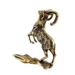 مجسمه بز کوهی برنزی - نوین برنز