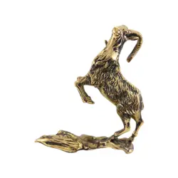 مجسمه بز کوهی برنزی - نوین برنز