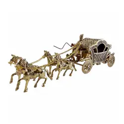 کالسکه چهار اسب برنزی - نوین برنز