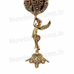سطل و جادستمالی برنزی پایه فرشته - نوین برنز