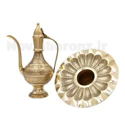 آفتابه لگن برنجی سایز 12 اینچ - نوین برنز