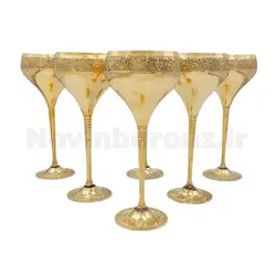 جام برنجی هفتی طرح طاووس 9 اینچ - نوین برنز