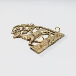 جاکلیدی برنزی مدل گوزن تکی - نوین برنز