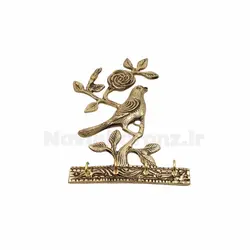 جاکلیدی برنزی مدل بلبل تک - نوین برنز