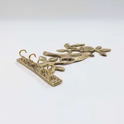 جاکلیدی برنزی مدل بلبل تک - نوین برنز