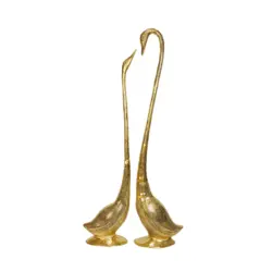 مجسمه قو عاشق برنزی سایز بزرگ - نوین برنز