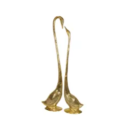 مجسمه قو عاشق برنزی سایز بزرگ - نوین برنز