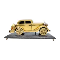 ماشین دکوری برنجی مدل بنز مایباخ - نوین برنز