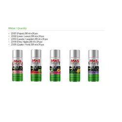 🇹🇷 اسپری تمیز کننده کانال هوا خودرو ام‌ ایکس‌ اس مدل 23103 حجم 200 میلی لیتر -MXS Car Air Condition Lavender