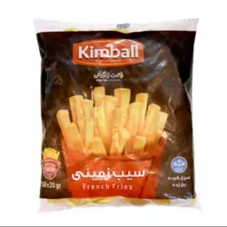 سیب زمینی نیمه سرخ شده منجمد10*10 750گرمی کیمبال