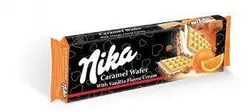 ویفرکاراملی نیکا باطعم پرتقال ویتانا 133 گرمی