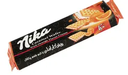 ویفرکاراملی نیکا باطعم پرتقال ویتانا 133 گرمی