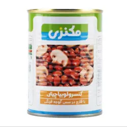 کنسرولوبیا چیتی باقارچ ۳۸۰گرم مکنزی