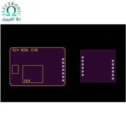 کتابخانه پکیج ماژول sim800 پارت1 برای آلتیوم دیزاینر - جامع ترین کتابخانه - امگا الکترونیک