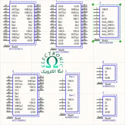 کتابخانه پکیج انواع کانکتور USB برای آلتیوم دیزاینر