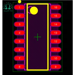 کتابخانه IC BS816A برای آلتیوم دیزاینر