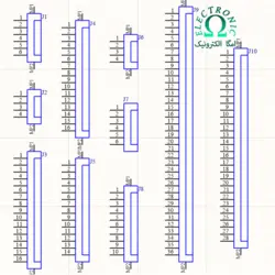 کتابخانه پکیج کانکتور FPC برای آلتیوم دیزاینر