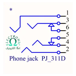 کتابخانه کانکتور AUX مادگی (SMD) برای آلتیوم دیزاینر