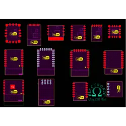 کتابخانه پکیج ماژول وایفای (WIFI_ESP8266) برای آلتیوم دیزاینر - جامع ترین کتابخانه - امگا الکترونیک