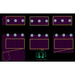 کتابخانه پکیج میکرو سوئیچ برای آلتیوم دیزاینر - جامع ترین کتابخانه - امگا الکترونیک