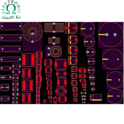 کتابخانه قطعات passive 2 برای آلتیوم دیزاینر - جامع ترین کتابخانه - امگا الکترونیک