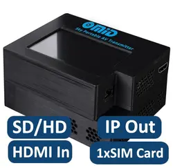 استریمر(فرستنده) و فشرده ساز قابل حمل صدا و تصویر 1 سیم کارته SD,HD- ورودی HDMI - مدل: SKY-THE1AH