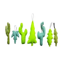 مجموعه عروسک نمدی کاکتوس