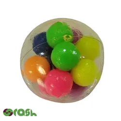 فیجت بال اسکویشی هفت رنگ ضد استرس Squishy mesh balls
