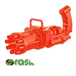 اسباب بازی تفنگ حباب ساز Gatling bubble gun رنگ قرمز
