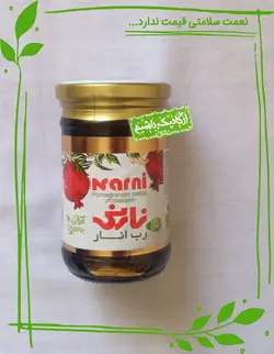 رب انار ارگانیک نارنی - 330 گرم