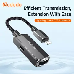 او تی جی آیفون مناسب هارد اکسترنال Mcdodo 2 in 1 Convertor - اورجیلند